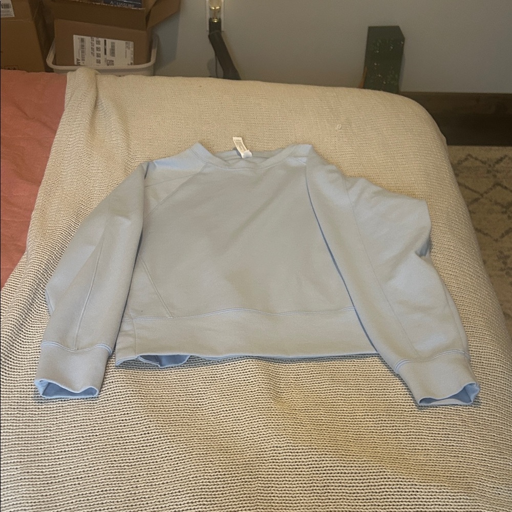 Yogalicious Light Blue Crewneck Sweatshirt